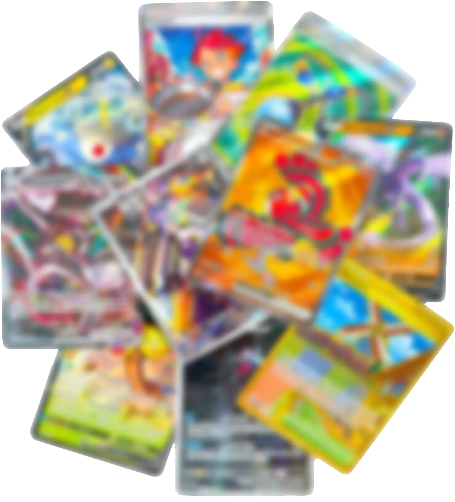 10 engelske fullart kort sløret eksempel