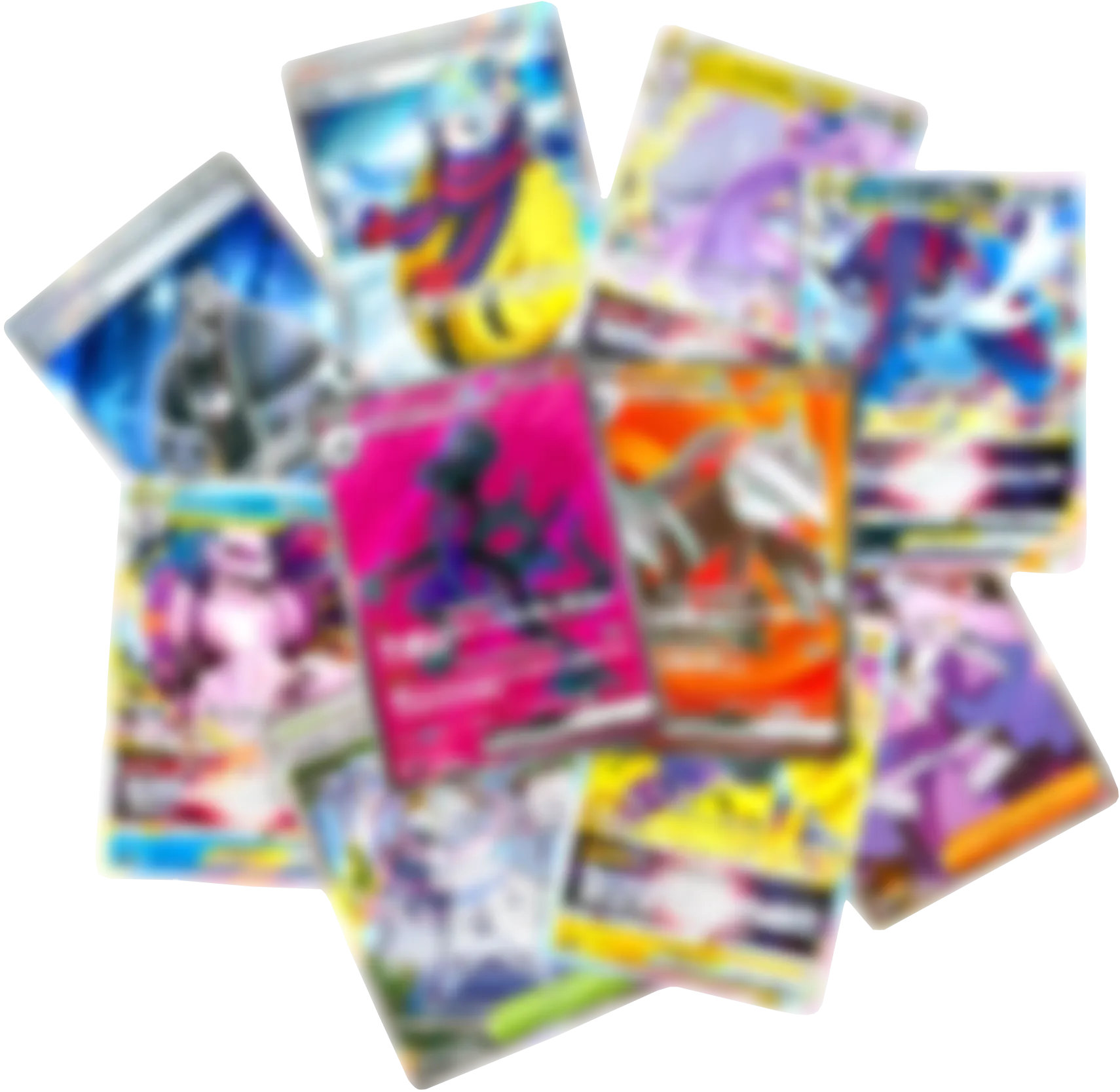 10 japanske fullart kort sløret eksempel