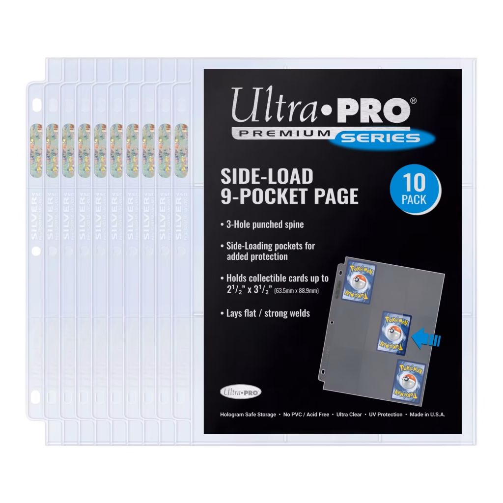 Ultra Pro Side Load Mappelommer Ringbind 10 stk