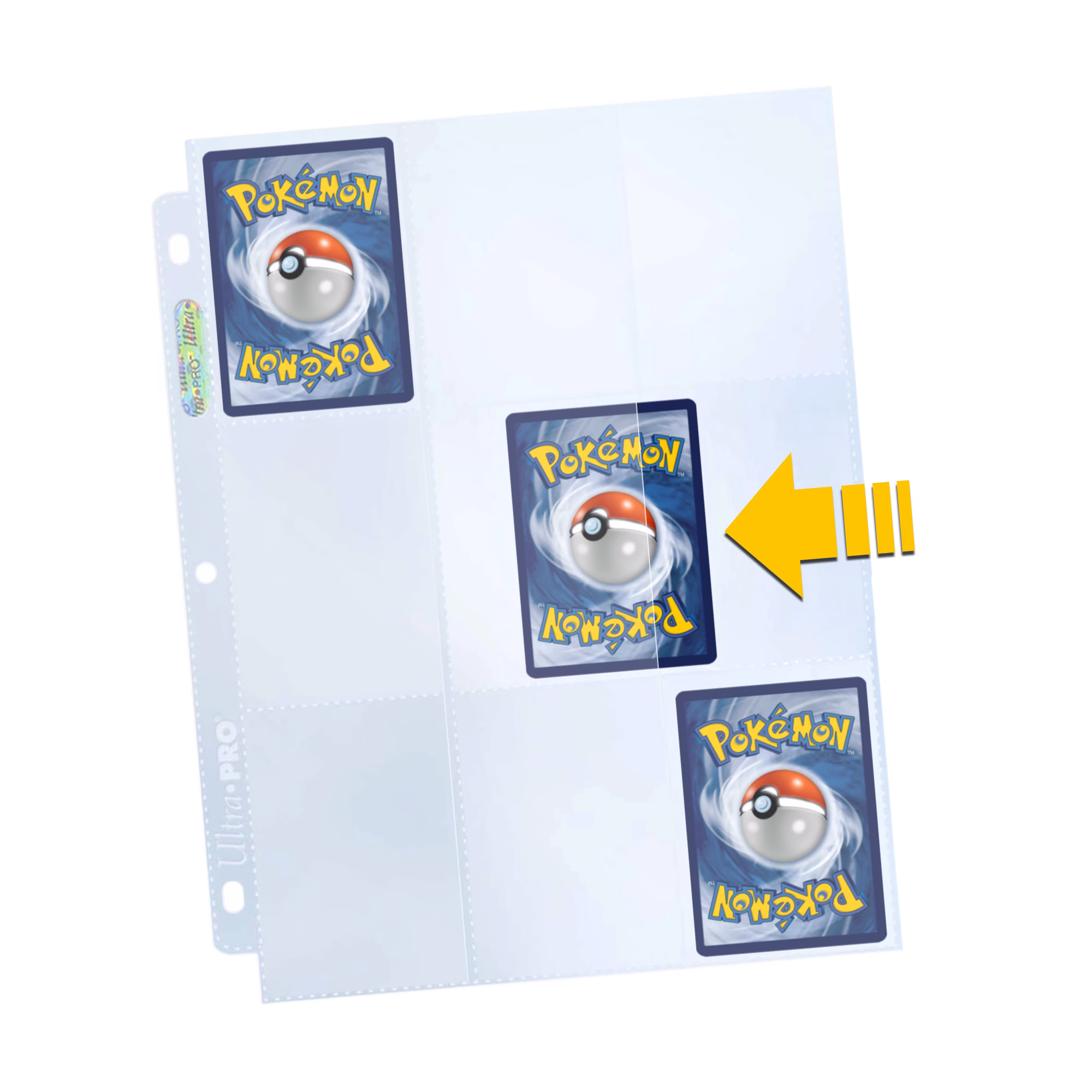 Ultra Pro Side Load Mappelopper Ringbind pokemon kort